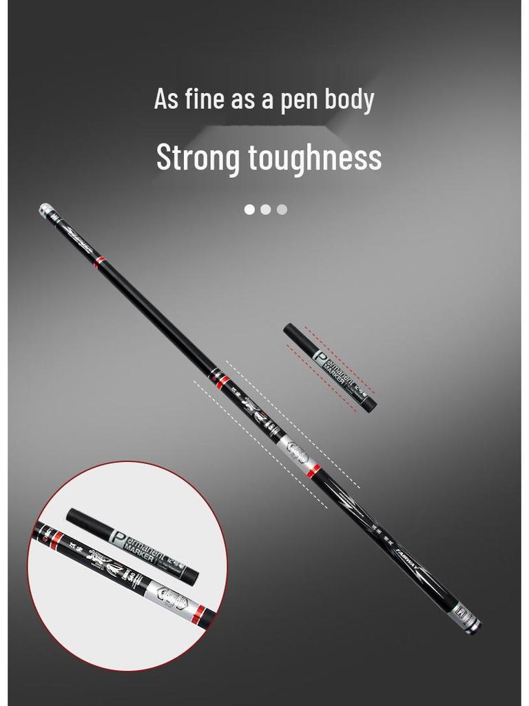 High-Carbon Stream Fishing Rod: Super Hard, Lightweight, 19/28 Tone for Crucian Carp