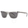 Saint Laurent Grey Cat Eye Ladies Sunglasses Sl 515 006 58