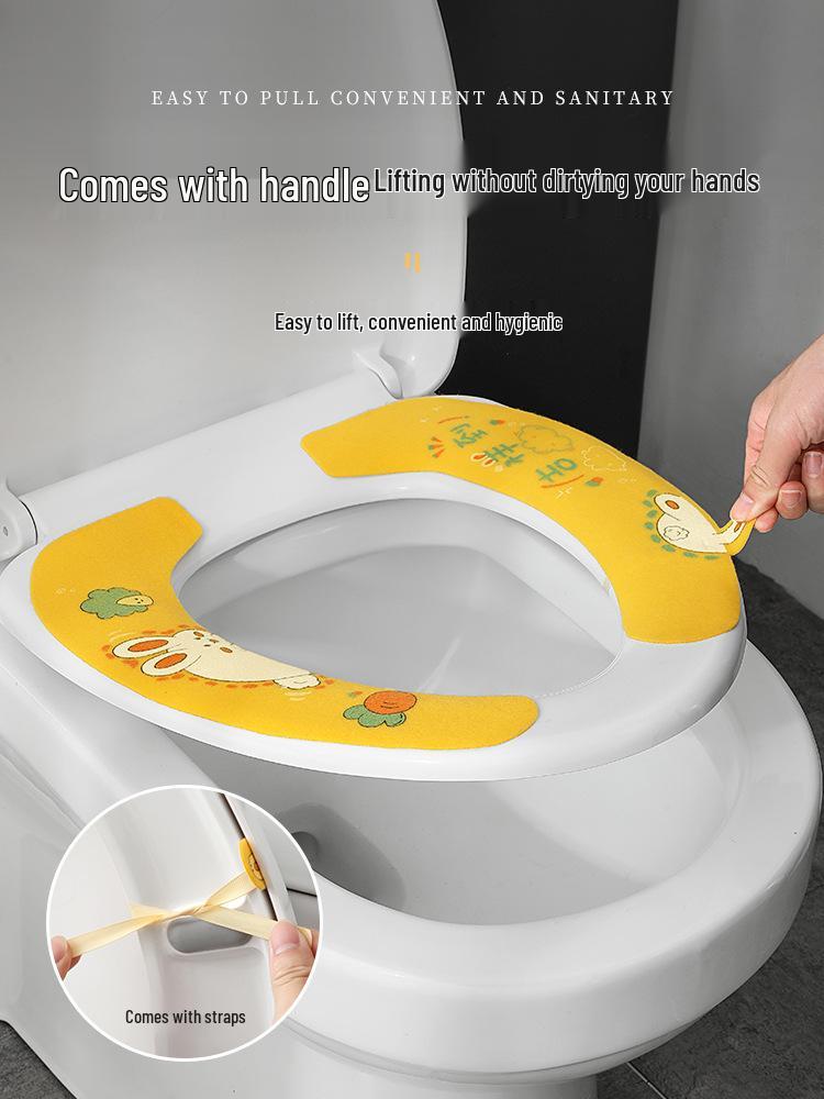 Universal Washable Thickened Toilet Seat Cushion for All Seasons
