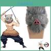 Vysoce kvalitní Halloweenská maska Demon Slayer Kimetsu No Yaiba Hashibira Inosuke Prase pro nadšence