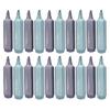 20Pcs Metallic Highlighter Set Odor Free Anti Rolling Design Colored Highlighters for Instruction