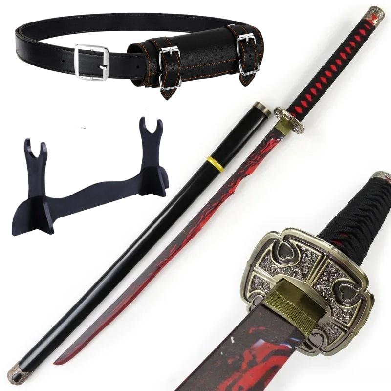 40inch Elden Katana Wood Sword Anime Cosplay Costume Ninja Knife Blade Real Size Japanese Katana Original Samurai Sabre Lovely Gift