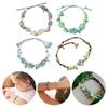 DIY Crystal Bracelet Material Pack Aesthetic Natural Stone Bracelet Exquisite Colorful Gravel Bead Bracelet for Friends Gifts