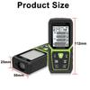 Portable Laser Distance Meter High Precision Laser Rangefinder Laser Tape Ranges Finder Diastimeter Measurer 3.7V 50m 100m 150m