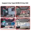 cablecc M-Key 22x30mm NVMe to 22x80mm SSD Upgrade Adapter with Extension Angle, Compatible with ROG Ally Gaming