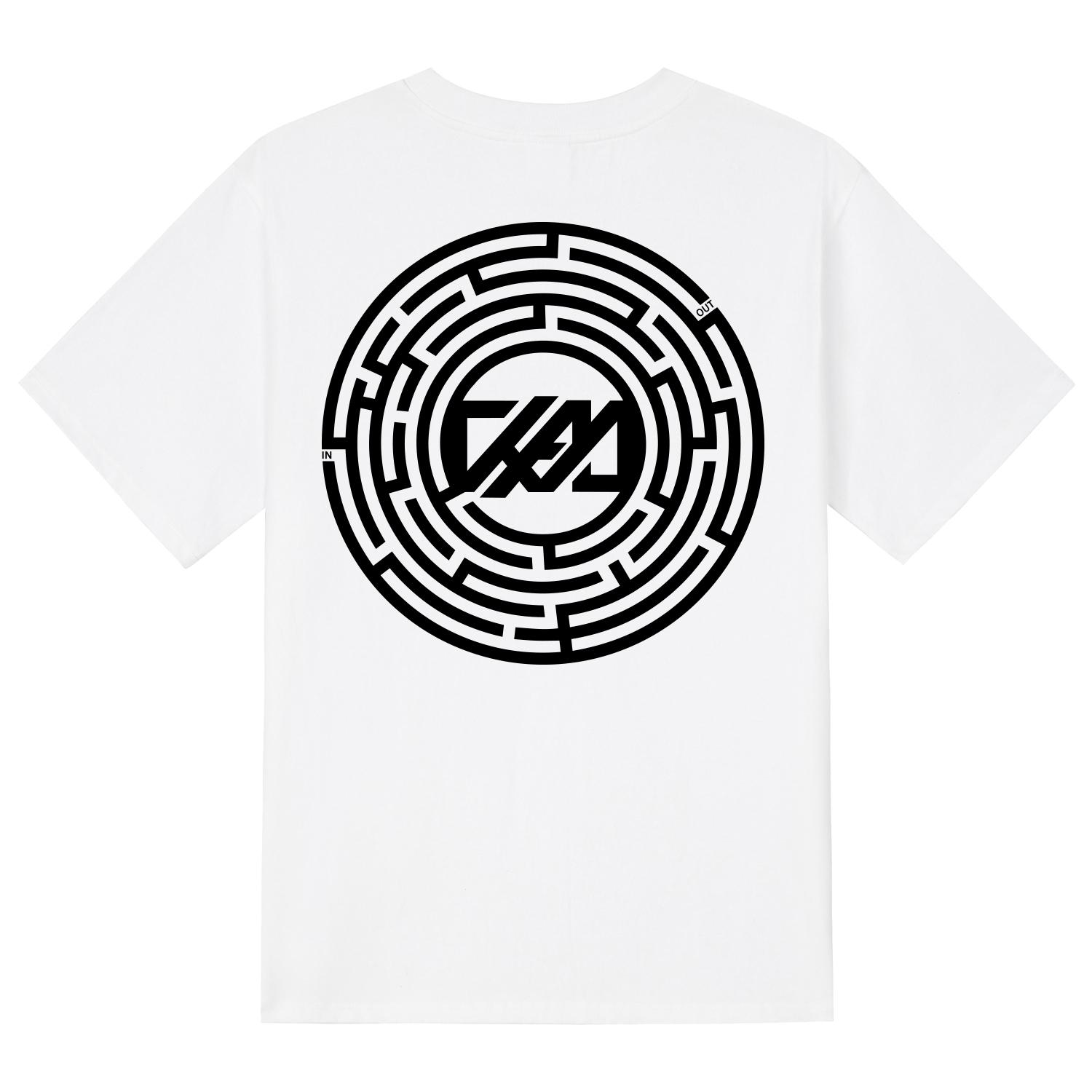 Khan 6312 Ktw0080 Khan Circle Short Sleeve T-Shirt - White White/L