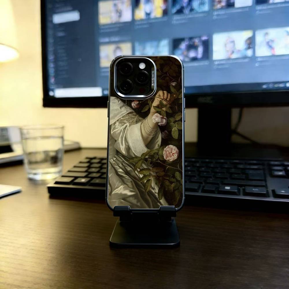 Classic Caravaggio Phone Case For iPhone 17,16,15,14,13,12,11 Plus,Pro Max,XS,Colorful Silver Phone case Funda Cover