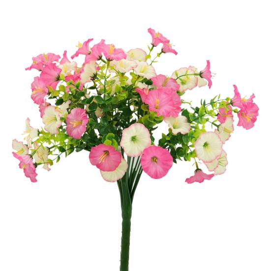 

Искусственный букет ипомеи, многоразовый набор искусственных цветов, реалистичные искусственные цветы ипомеи со стеблем для дома, свадьбы, гостиной, офиса, декора