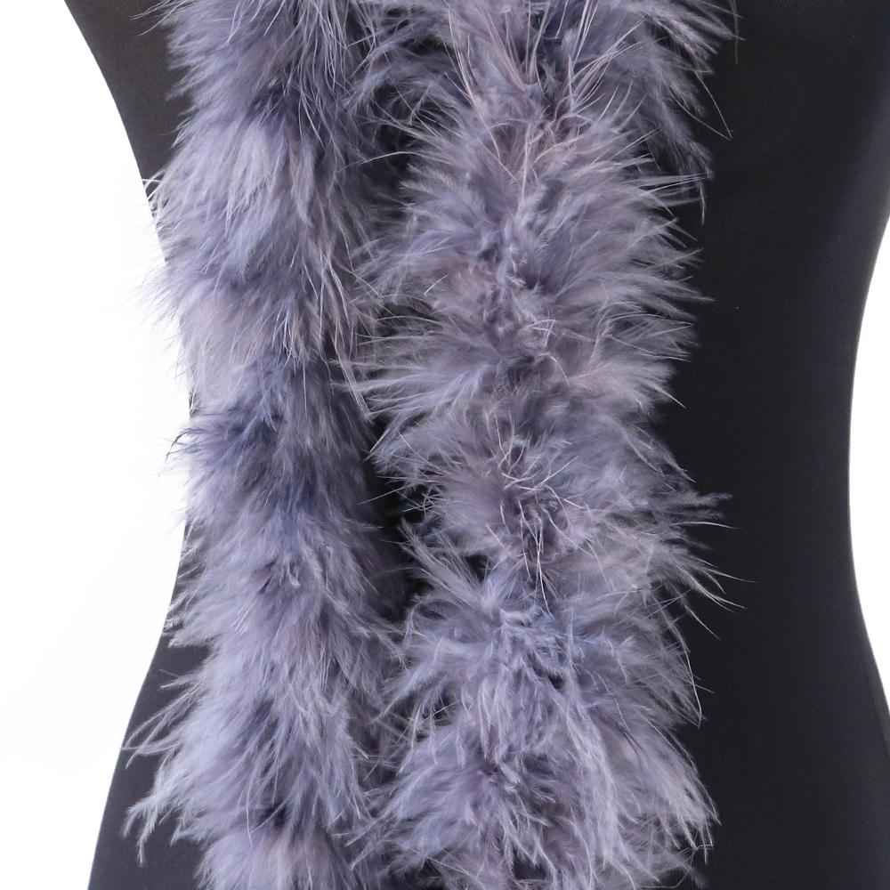2 Meter Natürliches Truthahnfedern Boa 11g für DIY Bastel Schal Tuch Dekoration Flauschiges Federboa Nähen Kostüm Kleid Weihnachtsbaum Dekoration