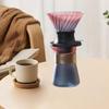 Coffee Maker Brew Cup Pour-Over Coffee Maker Brew Cup Quick Filtration Detachable Tool With Gradient Color For Travel Camping