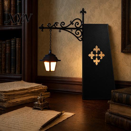 Magic Book Scented Lamp Library Lantern, Decorative Bookshelf Lighting, Vintage Fantasy Nook Lamp, Reading Cozy Space Lighting Light for Bookworms,