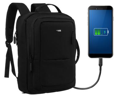 Travel Backpack with Laptop Space and USB Port - Peterson