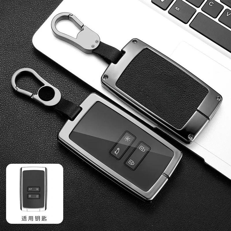 Zinc Alloy Car Key Case Cover Shell For Renault Koleos Kadjar Captur Megane Talisman Espace Clio Zoe Scenic Arkana Dacia Sandero