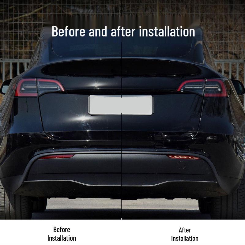 Tesla Model Y Rear Bumper Light Kit: Daytime Running, Brake Flash, Turn Signal, Rear Fog, Taillight Mod.