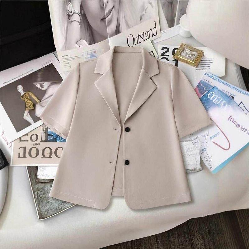 French Style Slim-Fit Slimming Shirt White 2XL