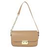 Retro fashion simple texture shoulder bag 2025 spring new versatile ins underarm bag temperament small square bag tide