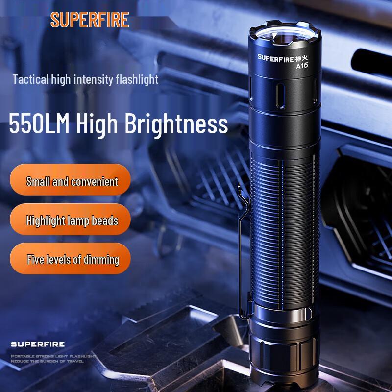 SupFire A15 Rechargeable LED Flashlight