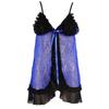 European-American Style Mesh Lace Nightgown Pajamas - Sexy and Flirtatious Cardigan Design for Women