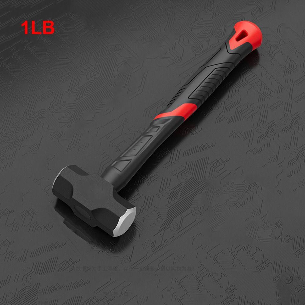 Heavy-Duty Solid Hammer High-carbon Steel Wall Smashing Sledgehammer  Construction Site