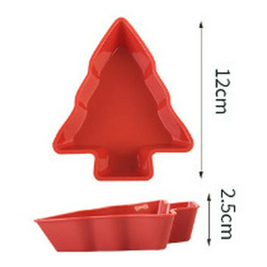

Creative Christmas Tree Snack Dish Set: Fruit Bowl, Nut Dish, Pastry, and Candy Dish Christmas Tree Fruit Bowl
