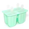 1/3Pcs Silicone Ice-making Box 4 Grid Cartoon Home Made Popsicle Ice Cream Molds for Kids Food Grade DIY Popsicle Maker Molds