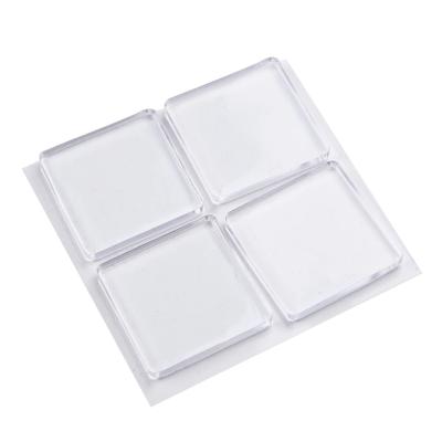 High Temperature Resistance Anti Vibration Shock Absorbing Pad Mat Can Firmly Stick Pcs Set Shockproof Transparent