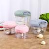 500/900ml Alho Chopper Manual Rotativo Cortador de Vegetais Chopper Fatiador Triturador de Frutas Alho Utensílio de Cozinha Liquidificadores Moedor de Carne