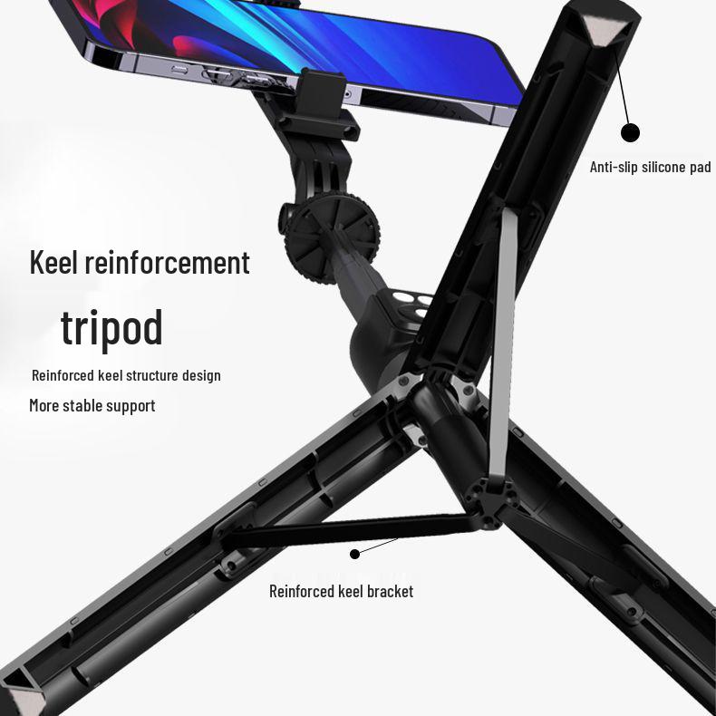 1,75 m Wiederaufladbarer Bluetooth-Selfie-Stick & Stativ für TikTok & Live-Streaming