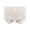 Fashion Rhinestone Crystal Pearl Ear Stud Earrings 2022 Women Gift Jewelry M9C6