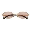 Chanel Custom Design Metal Oval Sunglasses Women sunglasses Light-Gold CH2227S-C310SW