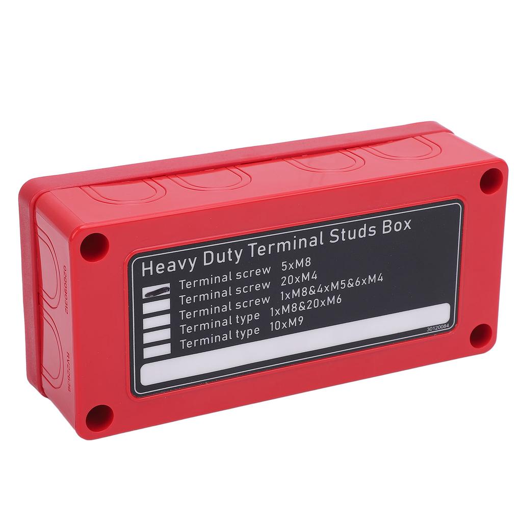 5 Way Power Distribution Block 48V 300A M8 X 5 Heavy Duty Safe Connection Marine Battery Bus Bar for Vehicles Boats RVs