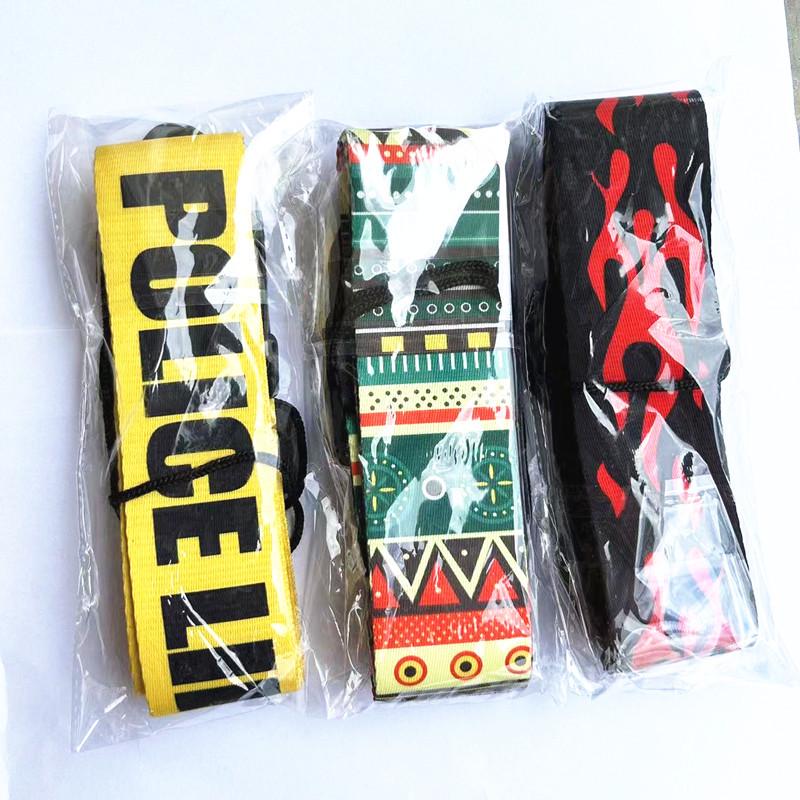 Polyester Printed Guitar/Bass Strap: Widened, Thickened, Punch-Free for Boys & Girls