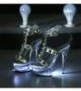190 Series 13/15cm Heel 3/4.5cm Platform LED Luminous Night Club Show Shoes Fish Toe Clear Heels Women's Sandals  LFD