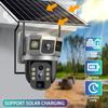 LS VISION 4G Solar PTZ IP Kamera 3 Objektiv 12MP HD Smart Home Sicherheitsschutz V380 Remote HD Drahtlose Personenerkennung Videoüberwachung