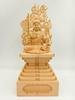 Buddhist Wood Total Height Carving Made from Cypress Warding Off Bringing Good Luck Statue, Carving, Acala, 34.5 Cm, High-quality Wood, Evil, (wooden