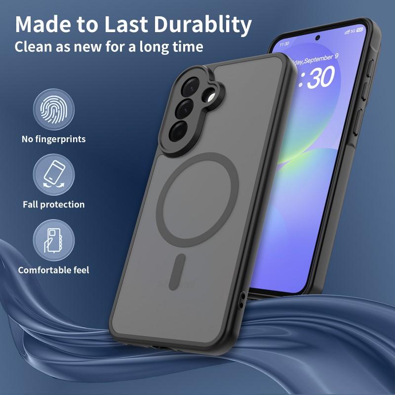 Suitable A37 Magnetic Phone Case A17 Matte Galaxy A57 Drop Resistance Protective Cover