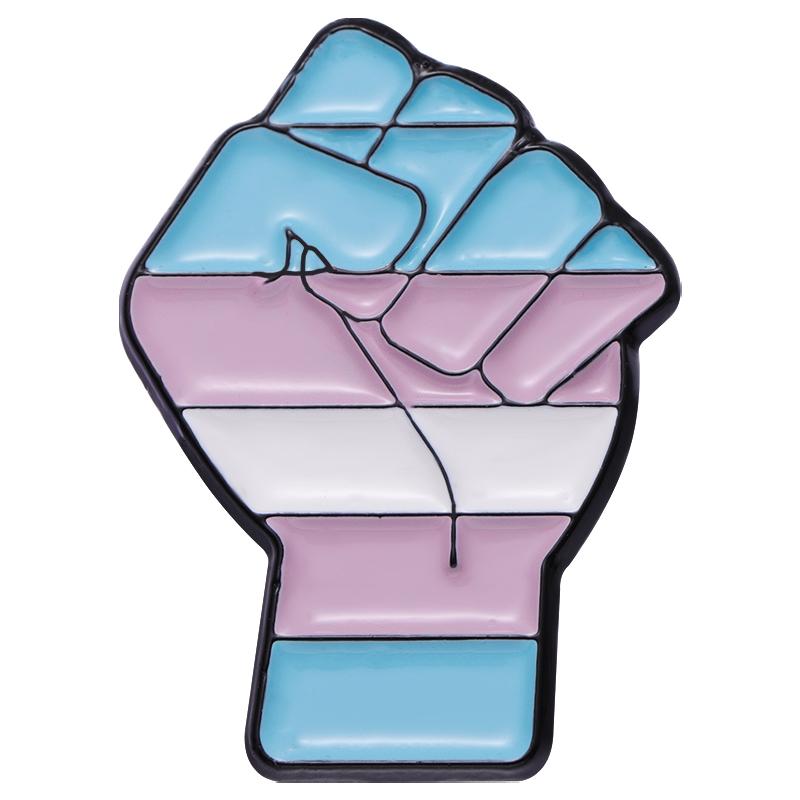 LGBT Faust Emaille Anstecknadeln Individuell Lesbisch Gay Bi Trans Asexuell Pan Anstecker Reversabzeichen Pride Regenbogen Schmuck Geschenk für Liebende