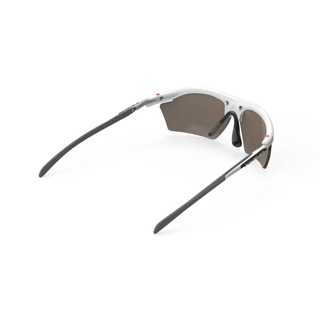 Rudy Project RYDON SLIM Sports White Sunglasses, Gloss/Multi-Laser Gold, SP545769-0000