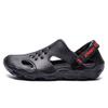 Foreign trade summer men's sandals Korean version tide outdoor bag head beach shoes large size thick sole hollow hole shoes men 2028