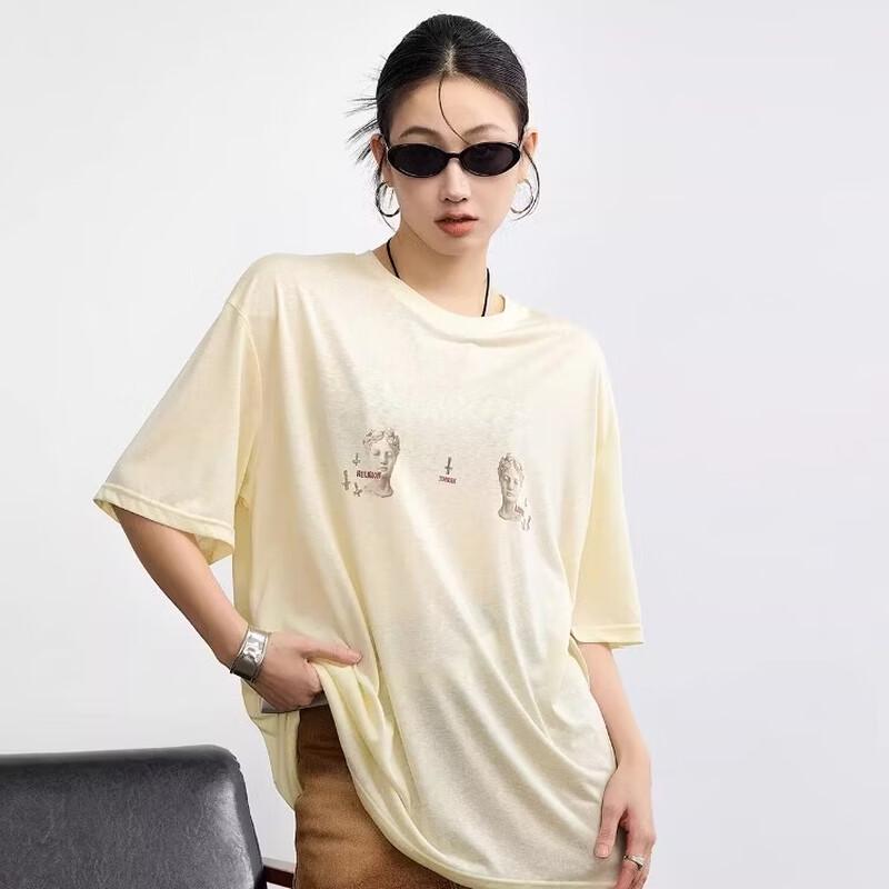 

ICH MODE Women s Cooling Sun Protection Short Sleeve T-Shirt L