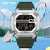 SANDA Fashion Men's Electronic Watch Large Dial Alarm Clock Countdown Luminous 6327 Calendar Sports Student Digital Watches