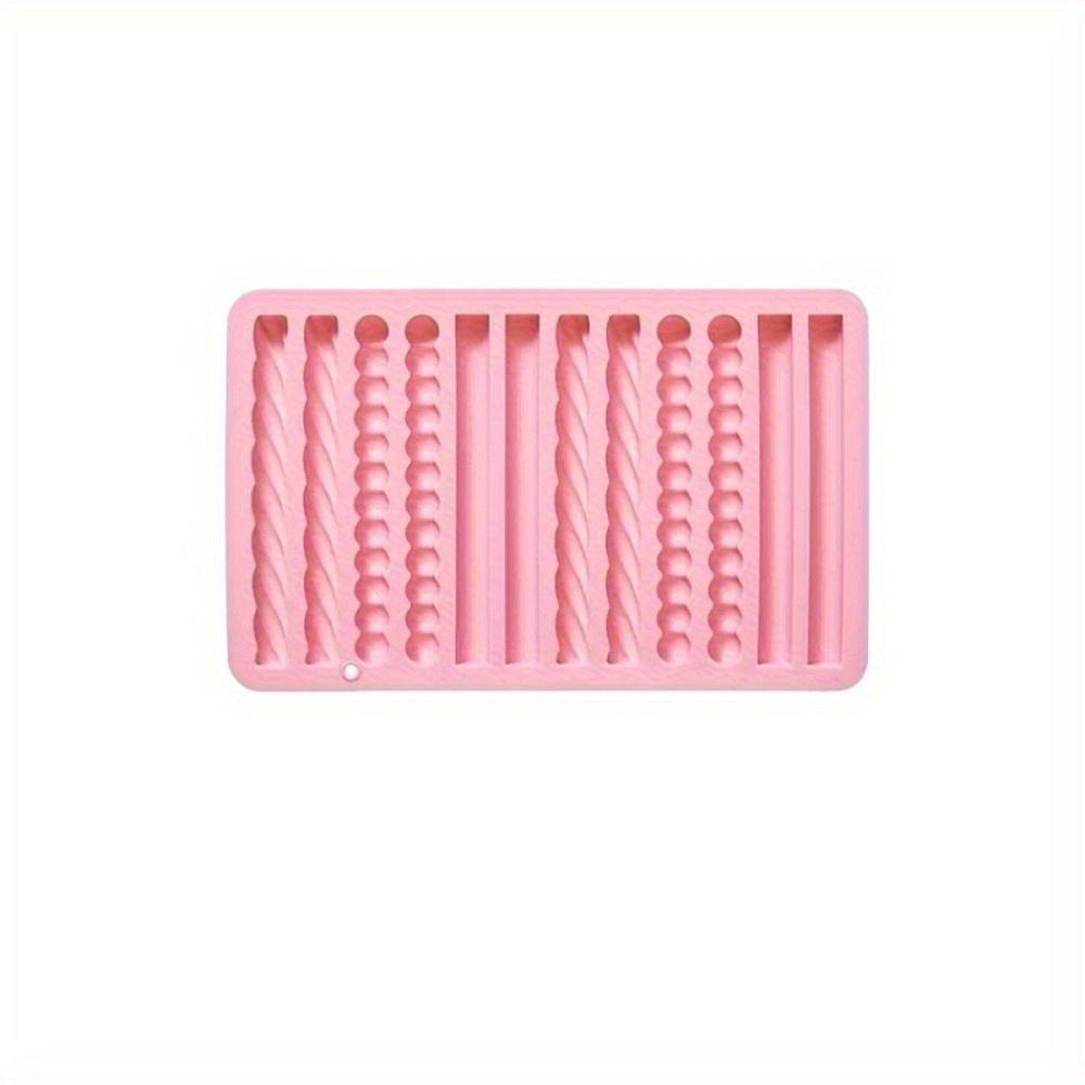 1 ks Multifunkční dlouhá tyč Modelovací silikonová forma DIY Příslušenství pro výrobu svíček