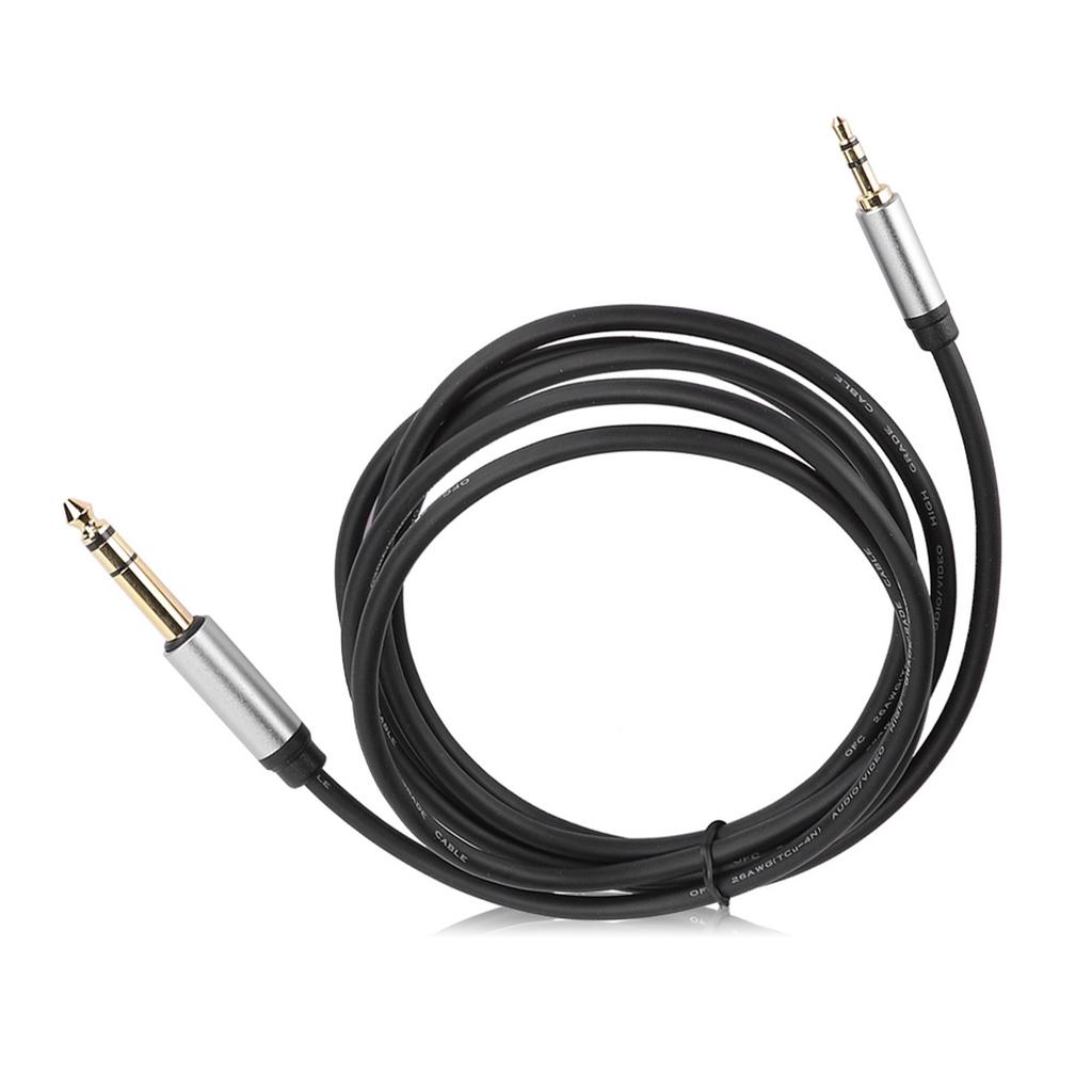 3.5MM to 6.5MM Audio Adapter Cable Male to Male HiFi Sound Quality Connection Line for Phone(1.8M )