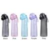 650ML Gym Fitness Bottle Portable Flavored Outdoor Sport Water Bottle Drink More Water Reusable Cup for Outdoor School Office