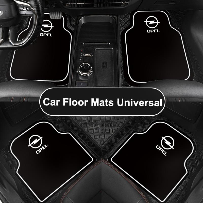 Car Floor Mats Auto Front and Rear Carpet Foot Mats with Rubber Backing For Opel Insignia Astra Antara Meriva Zafira H G Corsa