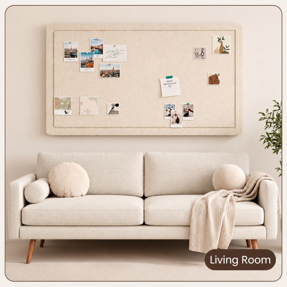 Organizzatore da Parete 40x60cm Bacheca Senza Cornice Bacheca Professionale per Appunti Bacheca per Foto