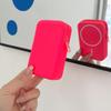 Lightweight Coin Purse Phone Holder Silicone Magnetic Wireless Charging Stand Case for Outdoor Camping Phone Support