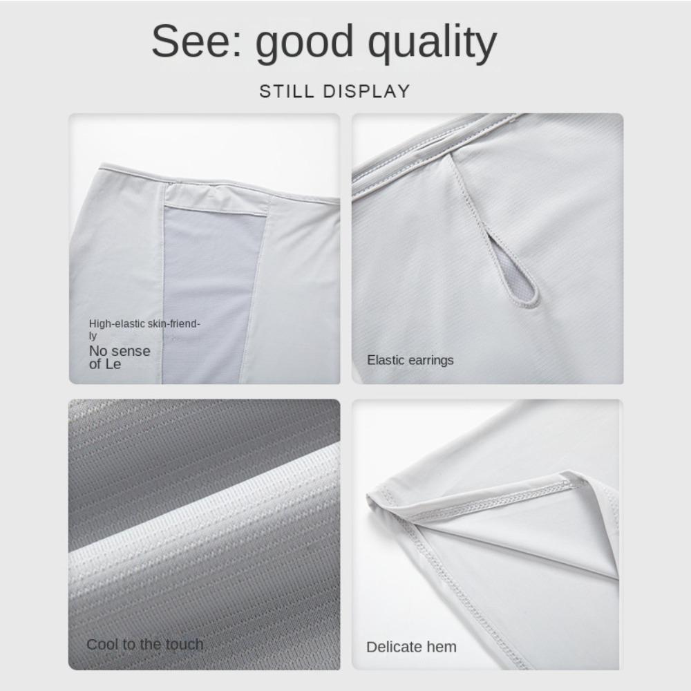 Full Face Sunscreen Face Cover Absorb Sweat UV Protection Veil Motorcycle Scarf  Summer