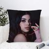 Singer K-Kenia Os Pink Aura Pillow Case Plush Fabric Soft Pillowcase Double Sided Print Sofa Cushion Cover Throw Pillow Cover