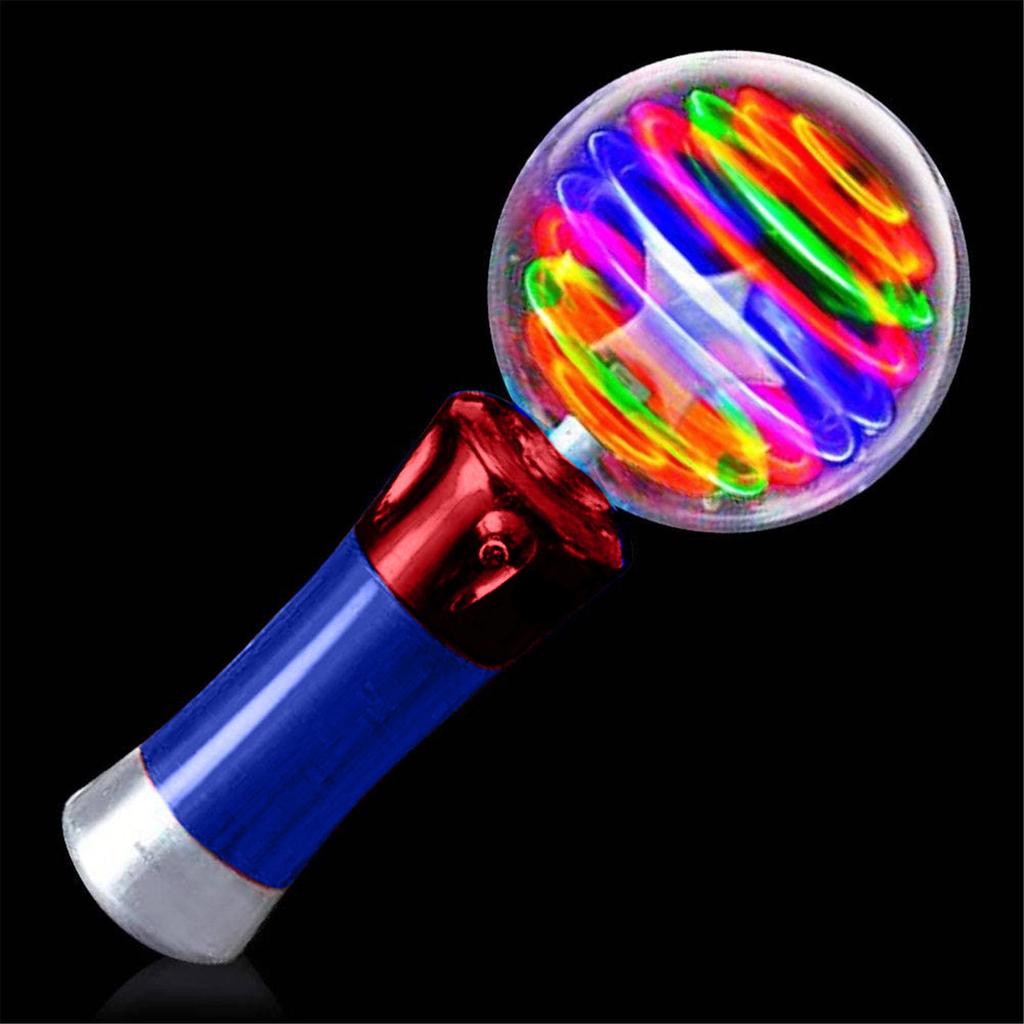Kinder Leuchtender Ball Spielzeug Stick LED Blitz-Rotierende Licht Show Spielzeug
